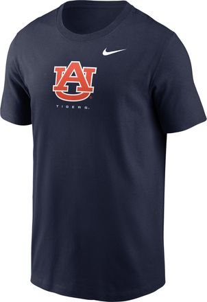 Nike Auburn Courtside Nike Mens Dri-FIT College T-Shirt in Blue | 02ET41SAUN-L7G
