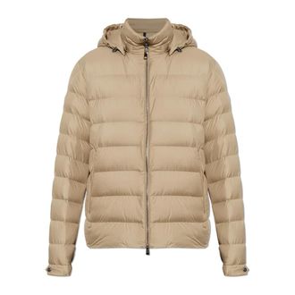 Moncler Arneb Down Jacket - Heren - Gewatteerde jassen - Beige - L - Polyester - Jassen