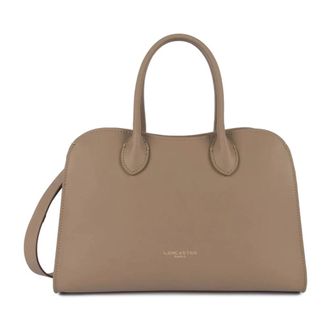 Lancaster Zipped Handbag M Donna Hopper - female - Lancaster - Handbags - Beige - ONE SIZE - Bags