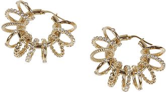 Amina Muaddi Multi Ring Grote Oorringen