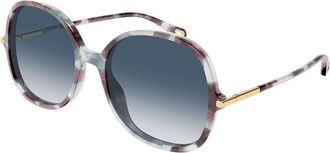 Chlo&eacute; CH0383S 001 Womens Sunglasses Tortoiseshell Size 57