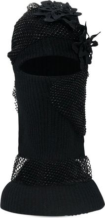 Who Decides War by Ev Bravado Bivakmuts met bloemapplicatie - Zwart