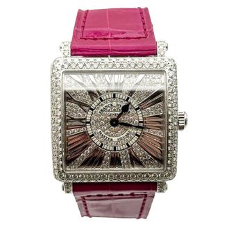 Franck Muller Master Square Quartz Diamond Ladies Watch 6002 L QZ R D CD-PNK