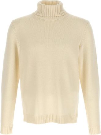 Zanone Coltrui - Heren - Coltruien - Wit - 2XL - Wol - Truien & Vesten
