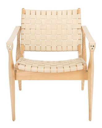 Safavieh Couture Dilan Leather Safari Chair