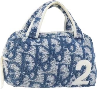 Dior Pre-owned Mini Bags, female, Blue, Size: ONE SIZE Pre-owned Vintage Mini Hand Bag