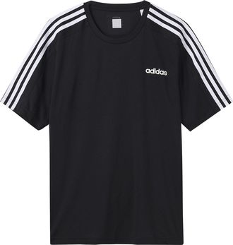 adidas D2M Tee Athleisure Casual Sports Short Sleeve Black DT3043