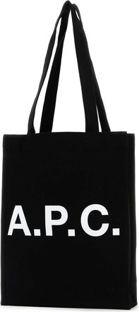 A.P.C. Mens Lou Tote Black Cotton Polyurethane