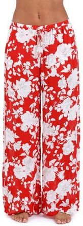 L'agence Geraldine Ikebana Cover-Up Pants in Rouge at Nordstrom Rack, Size X-Large
