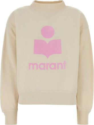 Isabel Marant Sweatshirts, female, Beige, Size: XS Moby Sweatshirt