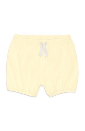 primary Baby Organic Bubble Short in Light Banana at Nordstrom, Size 18-24M