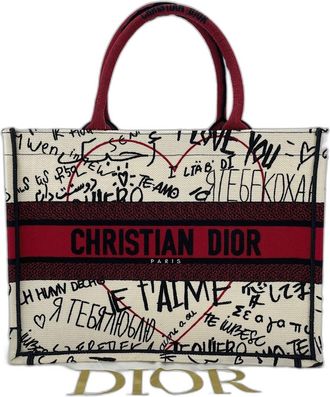 Dior Multi-Color Canvas Tote Bag (Pre-Owned)
