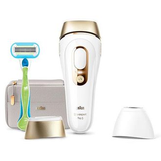 Braun Depilaci&oacute;n Ipl Braun Silk-expert Pro 5 Pl5154 Oro Y Blanco 125 Pulsos