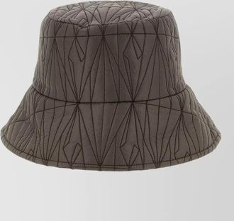Rick Owens moncler bucket hat geometric pattern wide brim