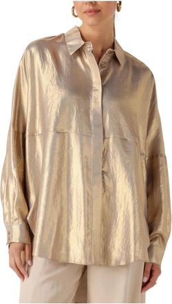 Access Fashion Lente/Zomer Blouse - Dames - Overhemden - Geel - S/M - Polyester - Overhemden