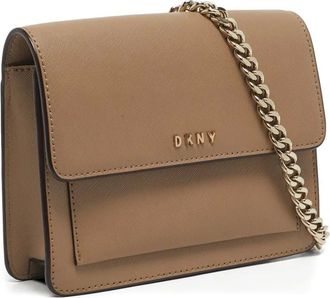 DKNY Borsa a tracolla con patta - Toni neutri