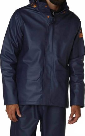 Helly Hansen Mens Gale Waterproof Rain Jacket In Navy