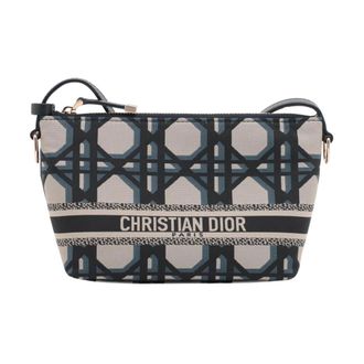 Dior Pre-owned Canvas Handbag - Dames - Pre-owned - Blauw - Maat: ONE Size