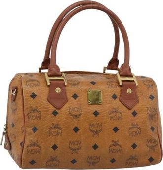 MCM Pre-owned Hand Bag - Dames - Vintage Handtas - Bruin - ONE Size - Leer - Vintage