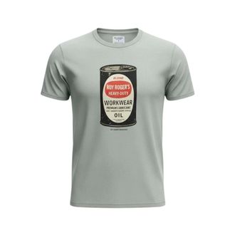 Roy Rogers T-Shirts, male, Green, Size: XL Workwear T-shirt