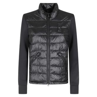 Blauer Winter Jackets, female, Black, Size: XS Haskel Scuba Sleeves Jacket