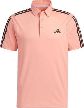 adidas HEAT.RDY 3-Stripe Short Sleeve Polo Shirt Wonder Clay HY0989