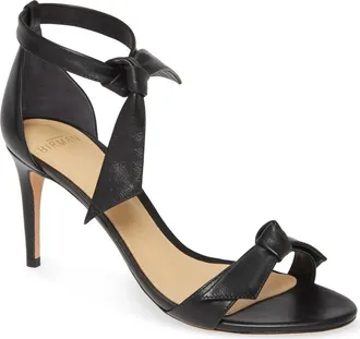 Alexandre Birman Clarita Sandals Womens Black Ankle Tie Stiletto Heel ZAP2468