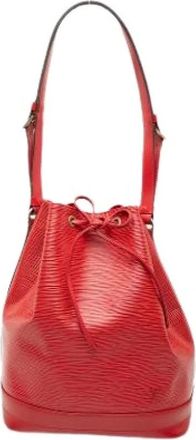 Louis Vuitton Pre-owned Bucket Bags, female, Red, Size: ONE SIZE Pre-owned Bucket Bag