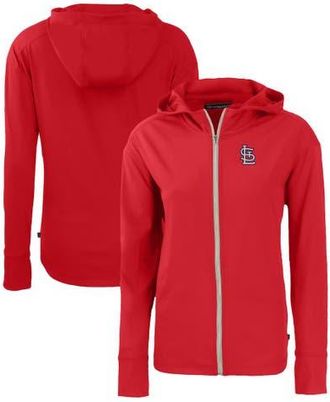 Cutter & Buck Womens Cutter & Buck Red St. Louis Cardinals Daybreak Eco Recycled Full-Zip Hoodie at Nordstrom, Size Xx-Large