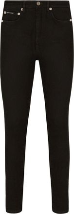 Dolce & Gabbana Skinny jeans - women - Cotton/Spandex/Elastane - 38 - Black