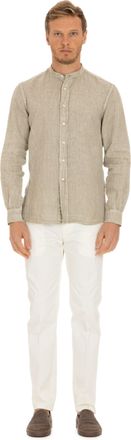 Aspesi Korean Collar Linen Shirt