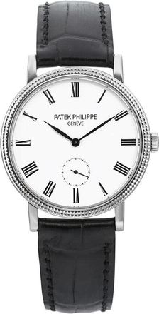 Patek Philippe Pre-owned Patek Philippe Patek Philippe Calatrava Hand Wind White Dial Unisex Watch 7119G-010