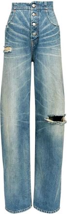 Maison Margiela Dames, Jeans, Blauw, Maat: W25 Denim