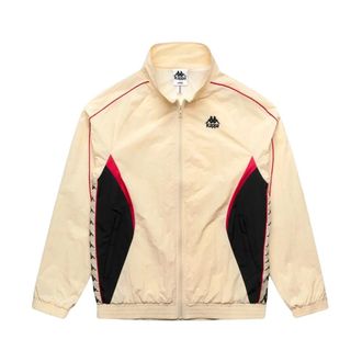 Kappa Training Jackets, male, Beige, Size: M Saachi Fleece Jacket