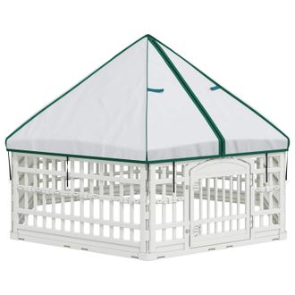 vidaXL Parque Infantil Para Perros De 6 Paneles 179 X 151 X 114 Cm Vidaxl