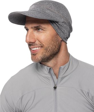 Coolibar Fitness Cap with Ear Coverage - UPF 50+ Sun Protection - Emmet in Charcoal Heather at Nordstrom, Size Small