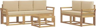 vidaXL Conjunto De Sof&aacute;s De Exterior 6 Uds. Vidaxl