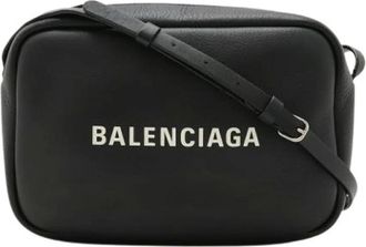 Balenciaga Pre-owned Cross Body Bags, female, Black, Size: ONE SIZE Pre-owned Leather balenciaga-bags