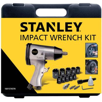 Stanley Pistola Neum&aacute;tica Stanley Para Compresor De Aire + Kit