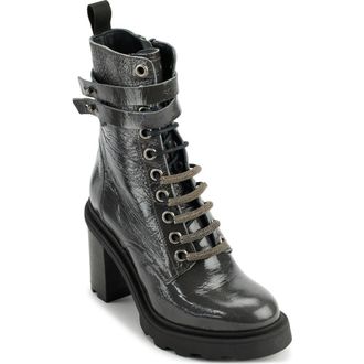 DKNY Phoebe Lug Sole Boot in Grey at Nordstrom Rack, Size 8