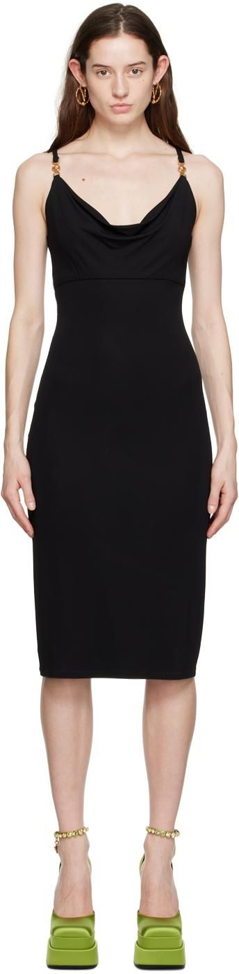 ワンピース VERSACE La Vacanza capsule long dress (10116281A00572 1B000) Versace La vacanza capsule long dress - Black