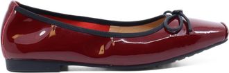 All Black Womens Patty Blunt Ballet In Wine