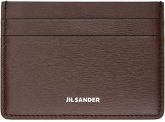 [Jil Sander] Intaglio Logo Wallet - Tobacco / ☆送料込☆ TINY WALLET | JIL SANDER(ジルサンダー) / ファッション雑貨