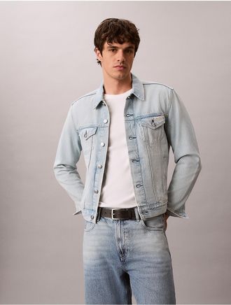 Calvin Klein Jeans Calvin Klein Mens Classic Trucker Jacket - Blue - XL