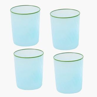 Mrs. Alice Swirl Water Glasses in Blue at Nordstrom
