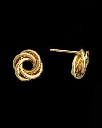 Italian Gold, Inc 18K Italian Gold Love Knot Studs