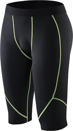 Generic Joggers for Men Mens Athletic 3/4 Compression Pants Sports Performance Active Cool Dry Running Tights Capri Athletic Leggings Yoga Gym Base Layer Comf