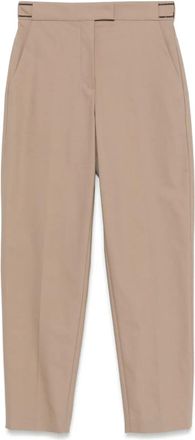 Brunello Cucinelli Pantaloni Monili con catena - Marrone