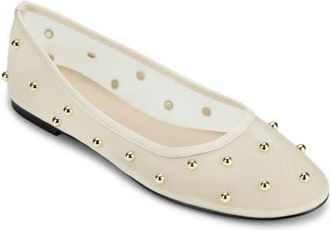 Yosi Samra Sadie Flat in Cream at Nordstrom, Size 8.5
