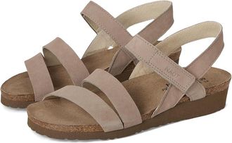 Naot Kayla Womens Sandals Stone Nubuck : EU 41 (US Womens 10-10.5) M, Leather/Suede